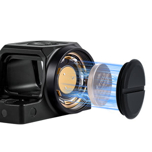 GOWUTAR EP-10 Enclosed Red Dot Sight for RMSc Footprint - Astigmatism Friendly Aspherical Lens Micro Red Dot Sights - Multiple Reticles 3 MOA Dot & 48 MOA Circle