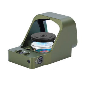 GOWUTAR GP-9 Competition-Ready Red Dot Sight -  6 MOA Large Window RMR Footprint Red Dot Optic (Army Green, Red Dot)