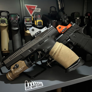 GOWUTAR GP-9 Competition-Ready Red Dot Sight -  6 MOA Large Window RMR Footprint Red Dot Optic (Orange, Red Dot)