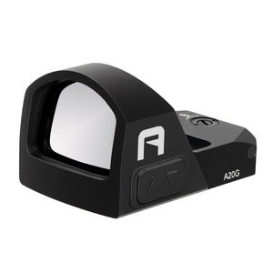GOWUTAR A20G Green Dot Sight for RMR Footprint - 2 MOA Shake Awake Pistol Green Dot Optic w/ Picatinny Mount