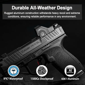 GOWUTAR GP1 Carry Ready Micro Red Dot Sight for RMSc/407k/507k Footprint, 3 MOA Pistol Optic with Motion Awake Function