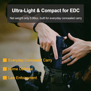GOWUTAR HHC17C Multiple Reticles Red Dot Sight for RMSc Footprint, 3 MOA Dot 46 MOA Circle Micro Pistol Red Dot Optic