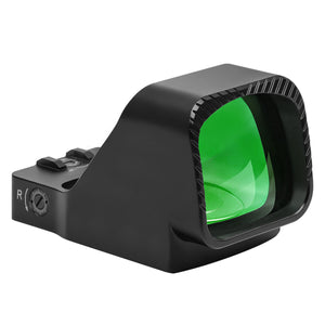GOWUTAR GP-9 Large Window Green Dot Sight, 6 MOA Pistol Optic for RMR Footprint (Black, Green Dot)