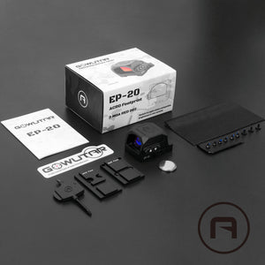 GOWUTAR EP-20 Enclosed Red Dot Sight for ACRO Footprint - Motion Awake - 3 MOA Closed Emitter Reflex Sights (Red Dot)