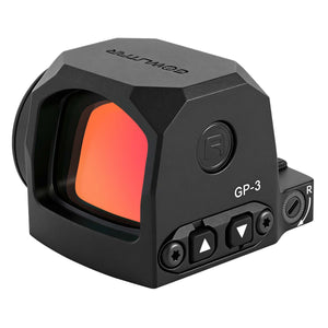 GOWUTAR GP-3 Open Red Dot Sight for RMSc Footprint, 3 MOA Micro Reflex Sights with Astigmatism Friendly Aspheric Lens