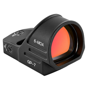GOWUTAR GP-7 Large Window Red Dot Sight - 6 MOA Motion Awake RMR Footprint Red Dot Optic