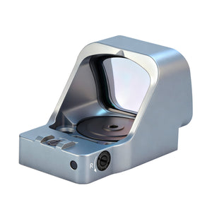 GOWUTAR GP-9 Competition-Ready Green Dot Sight -  6 MOA Large Window RMR Footprint Green Dot Optic (Grey, Green Dot)