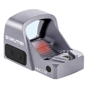 GOWUTAR HHC17R 3 MOA Micro RMSc Red Dot Sight - Motion Awake - Rugged Aluminum Open Reflex Sights