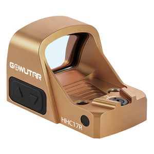 GOWUTAR HHC17R 3 MOA Micro RMSc Red Dot Sight - Motion Awake - Rugged Aluminum Open Reflex Sights