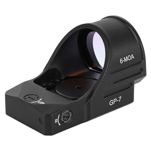 GOWUTAR GP-7 Large Window Red Dot Sight - 6 MOA Motion Awake RMR Footprint Red Dot Optic
