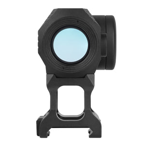 GOWUTAR GR23 Solar Red Dot Sight for Rifle - 3 MOA Shake Awake Reflex Sight - Durable Red Dot Scope with Riser (Red Dot)