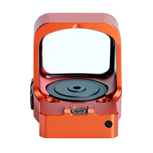GOWUTAR GP-9 Competition-Ready Red Dot Sight -  6 MOA Large Window RMR Footprint Red Dot Optic (Orange, Red Dot)