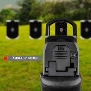 GOWUTAR A20R Red Dot Sight for Pistols - RMR Footprint Red Dot Optic w/Picatinny Rail Mount