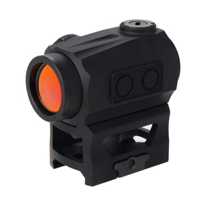 GOWUTAR HHC-B22 Red Dot Sight for Rifles - 3 MOA Compact Shake Awake Reflex Optic for Picatinny Rails, 1x20mm Durable Rifle Scope with Absolute Co-Witnes Riser & Low Mount