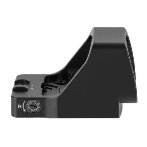 GOWUTAR GP-9 Competition-Ready Large Window Red Dot Sight 6 MOA RMR Footprint Red Dot Optic (Black, Red Dot)