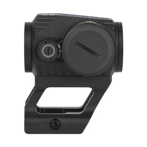 GOWUTAR GR23 Solar Red Dot Sight for Rifle - 3 MOA Shake Awake Reflex Sight - Durable Red Dot Scope with Riser (Red Dot)