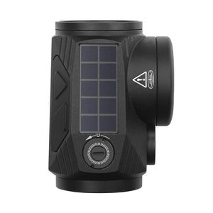 GOWUTAR GR23 Solar Red Dot Sight for Rifle - 3 MOA Shake Awake Reflex Sight - Durable Red Dot Scope with Riser (Red Dot)