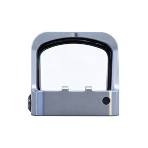 Back view of the GOWUTAR GP-9 gray rmr footprint green dot sight