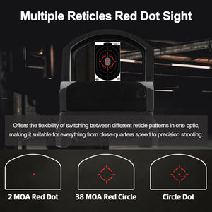 GOWUTAR A20C multiple reticles red dot sight