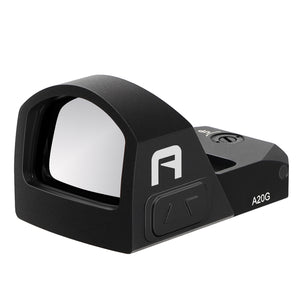 Front angled view of the GOWUTAR A20G rmr footprint green dot optic for pistols