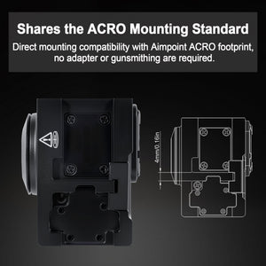 GOWUTAR EP-20 enclosed green dot sight with acro footprint