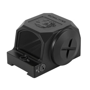 Rear angled view of the GOWUTAR EP-20 enclosed green dot sight ACRO footprint