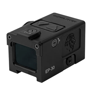 Rear angled view of the GOWUTAR EP-30 enclosed red dot sight for ACRO footprint