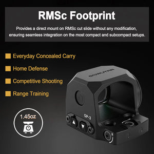 gowutar gp-3 carry ready rmsc green dot sight