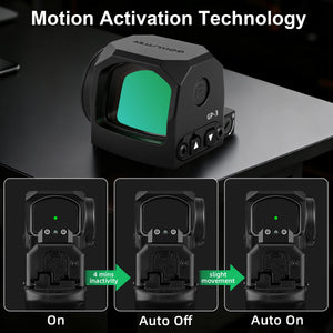 gowutar gp-3 shake awake green dot sight rmsc footprint