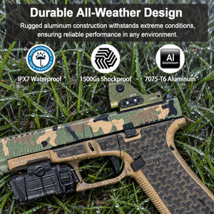 GOWUTAR GP-9 rugged aluminum large window optic