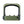 Back view of the GOWUTAR GP-9 army green large window green dot optic
