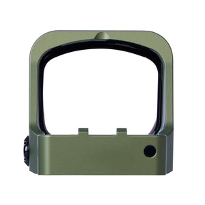 Back view of the GOWUTAR GP-9 army green large window green dot optic