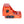 Side view of the GOWUTAR GP-9 orange optic, showing the GP-9 marking, brightness buttons, and 6 MOA label