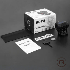 Package Contents of GOWUTAR GR23 solar green dot sight