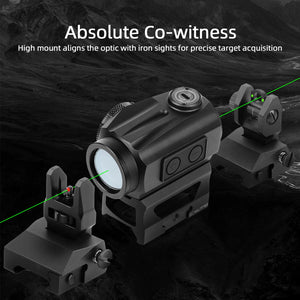 GOWUTAR HHC-B22 rugged aluminum green dot sight with c-witness design