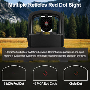 GOWUTAR HHC17C multiple reticles red dot sight