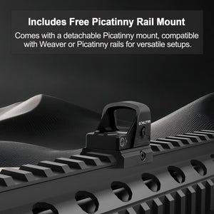 GOWUTAR HHC17C multiple reticles red dot sight used for picatinny rails