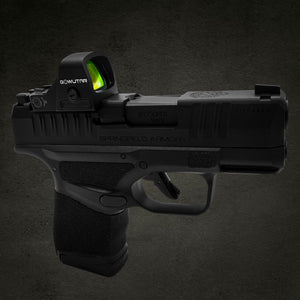 GOWUTAR HHC17C micro red dot sight Mounted on a compact pistol