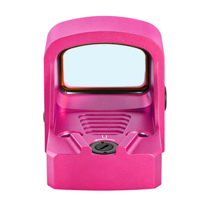 Back view of the GOWUTAR HHC17R micro rmsc red dot sight rose pink