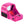 Rear angled view of the GOWUTAR HHC17R rmsc footprint micro red dot sight for pistol rose pink
