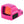 Front angled product view of the GOWUTAR HHC17R micro rmsc red dot sight rose pink color