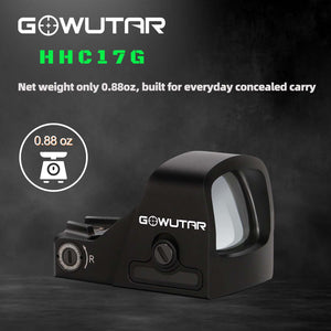 GOWUTAR HHC17G Micro RMSc Green Dot Sight 3 MOA Reflex Sights w/ Picatinny Mount