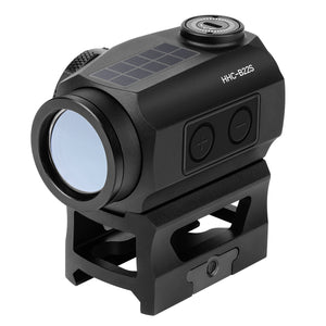 GOWUTAR HHC-B22S Solar Green Dot Sight for Rifles, with Absolute Co-Witness Riser & Low Mount