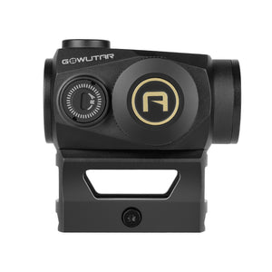 GOWUTAR HHC-B22S Solar Green Dot Sight for Rifles, with Absolute Co-Witness Riser & Low Mount